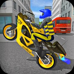 Police Motorbike Race Simulator 3D on PC