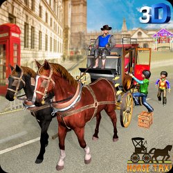 Horse Taxi City School Transport Pro on PC
